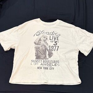 Blondie cropped Graphic T-Shirt